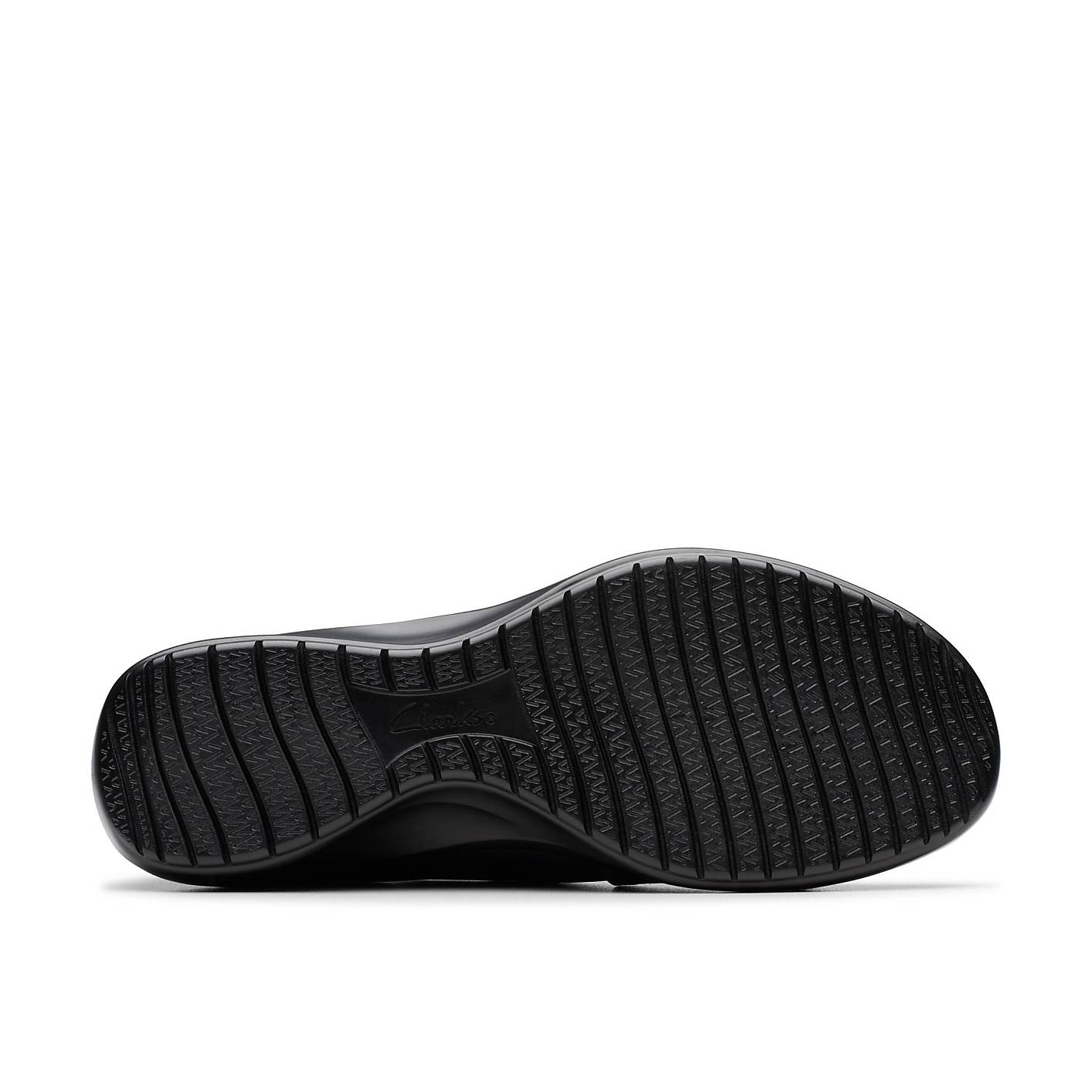 A black textured shoe sole is centered against a plain white background. Product Image 4