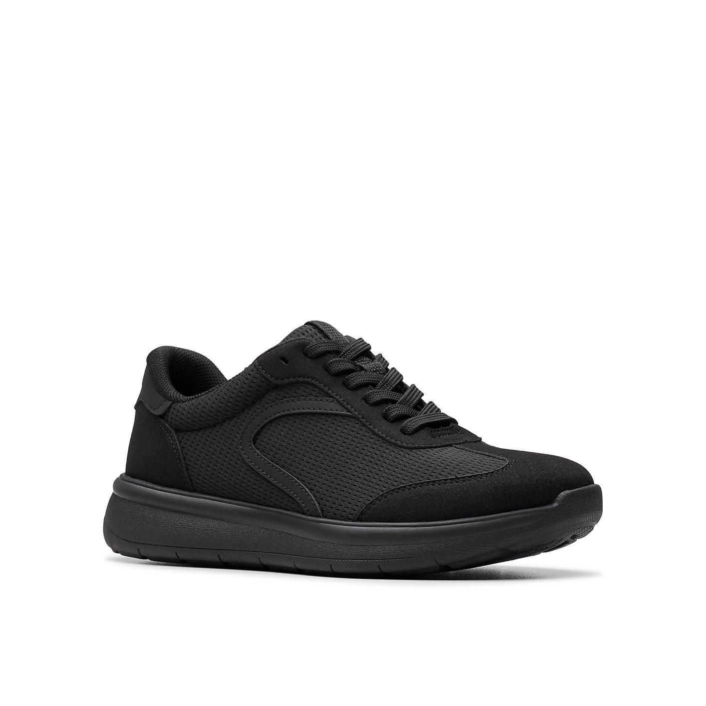 A single black athletic sneaker sits centered against a plain white background. Product Image 5