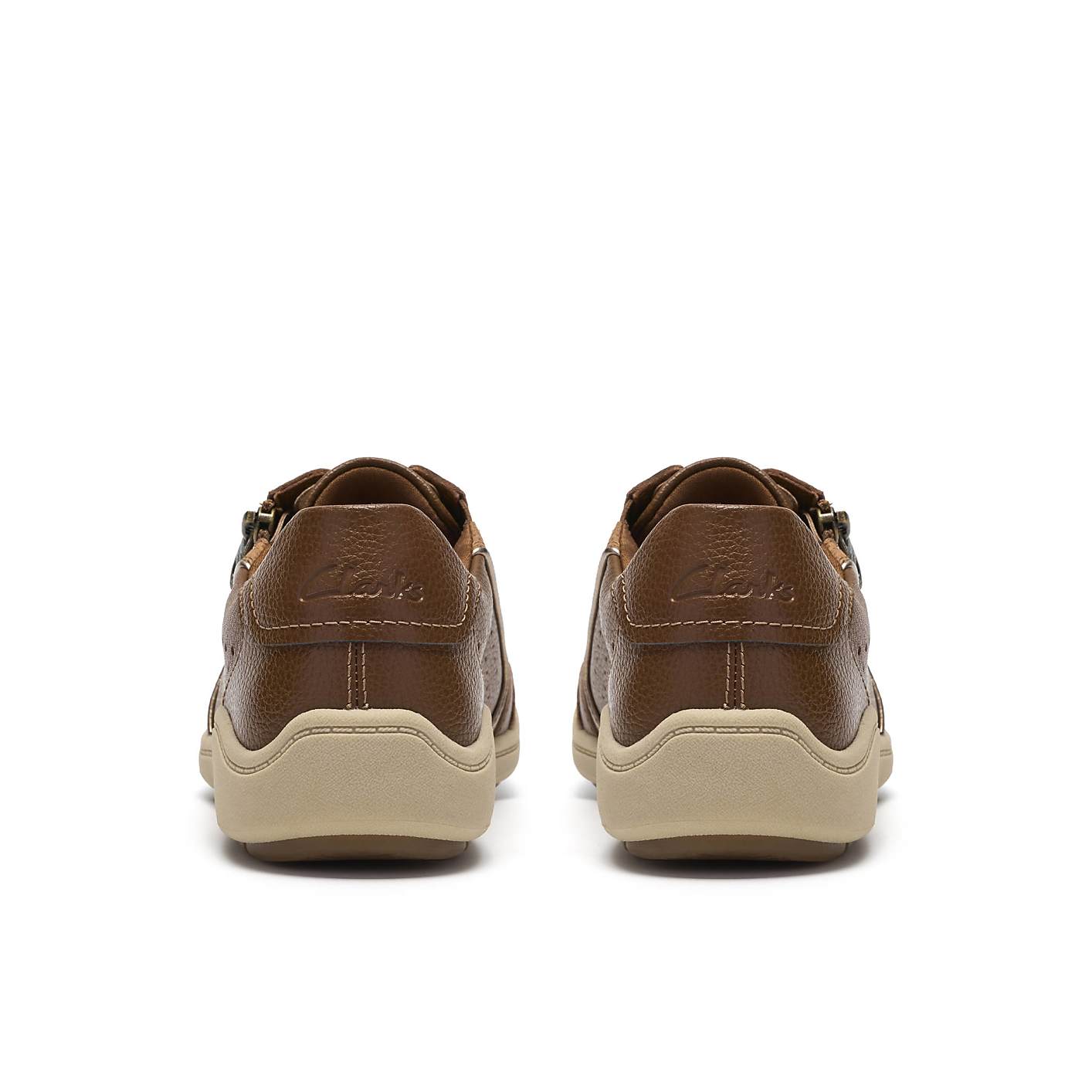 Two brown leather shoes are positioned side-by-side against a plain white background. Product Image 2