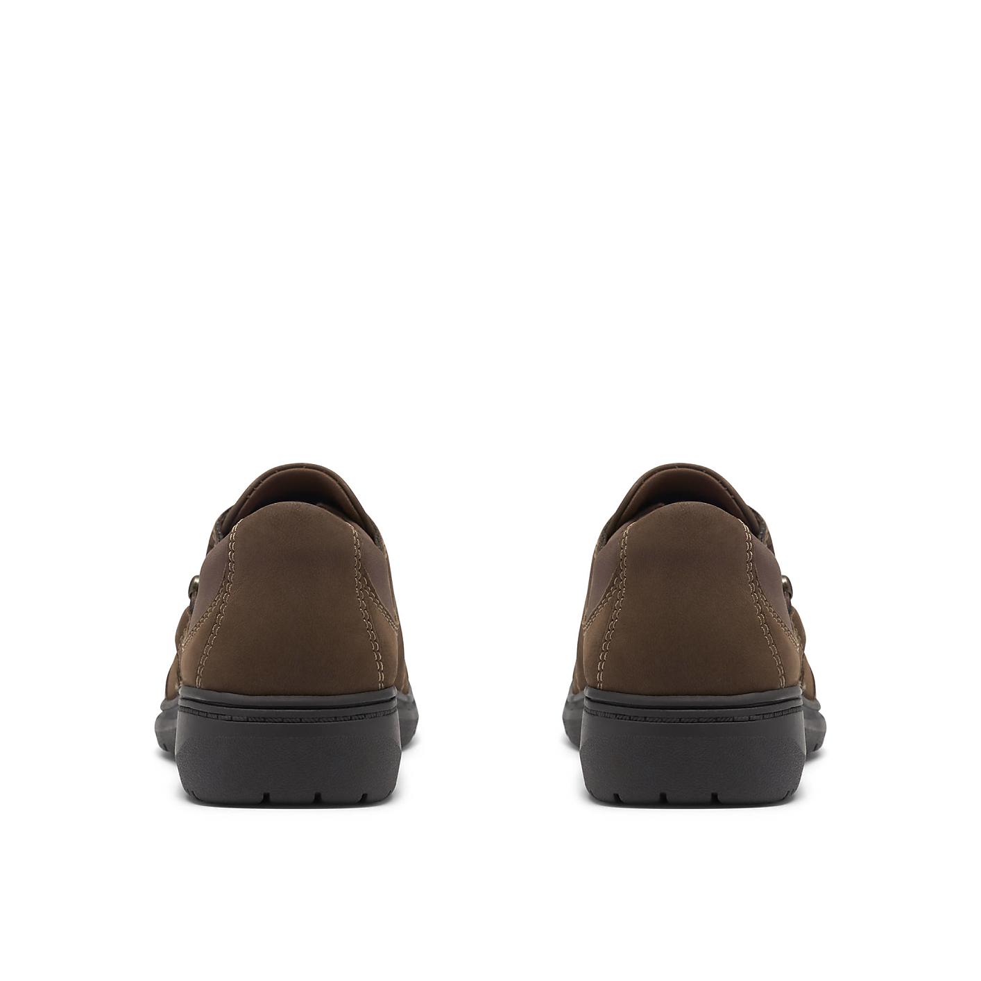 A pair of brown leather shoes are positioned side-by-side against a plain white background. Product Image 2
