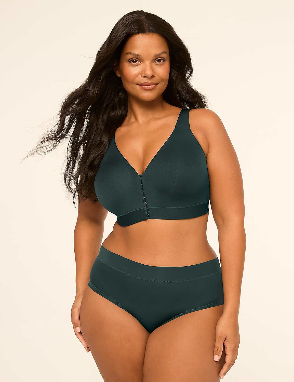 Front-Close Comfort Bliss&reg; Lightly Lined No-Wire Bra Product Image 4