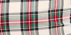 Perfect Drape Lurex High-Rise Plaid Wide Leg Pant