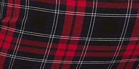 Perfect Drape High-Rise Plaid Wide Leg Pant