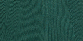 Split-Neck Rib Sweater Dress
