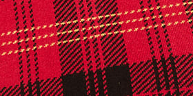 Collared Plaid Button-Front Cardigan