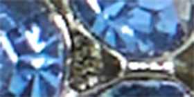 Blue Fireball Long Necklace