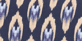 Smocked-Shoulder Crew-Neck Top