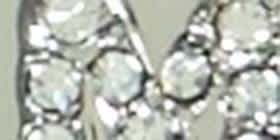 Silver Heart Initial Necklace & Earrings Set