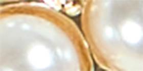 Pearl Detail Butterfly-Shaped Earrings