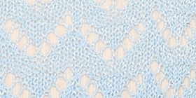 Pointelle-Stitched Open-Front Cardigan
