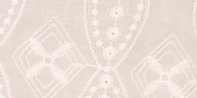 Short-Sleeve Square-Neck Eyelet Top