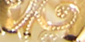 Goldtone Floral Filigree Statement Necklace