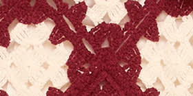 Flutter-Sleeve Crochet Sweater Top