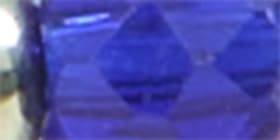 Blue & Silvertone Stretch Bracelet