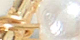 Pearlized Teardrop Drop Earrings