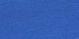 3/4-Sleeve V-Neck Side-Ruched Tee