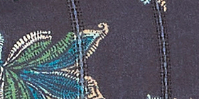 3/4-Sleeve Square-Neck Blouse