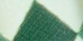 Green Diamond Check Hoop Earrings