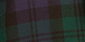 Plaid Puff-Sleeve Bow Dress
