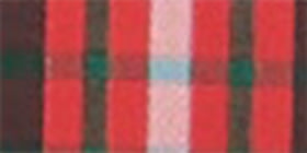 Plaid Multi-Row Pendant Necklace