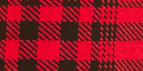 Plaid Open-Front Coatigan