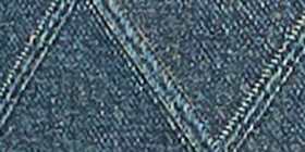 Diamond Pattern Barrel Jean